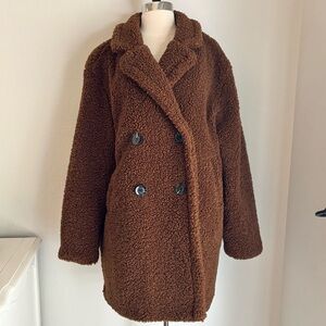 A New Day Brown Teddy Jacket